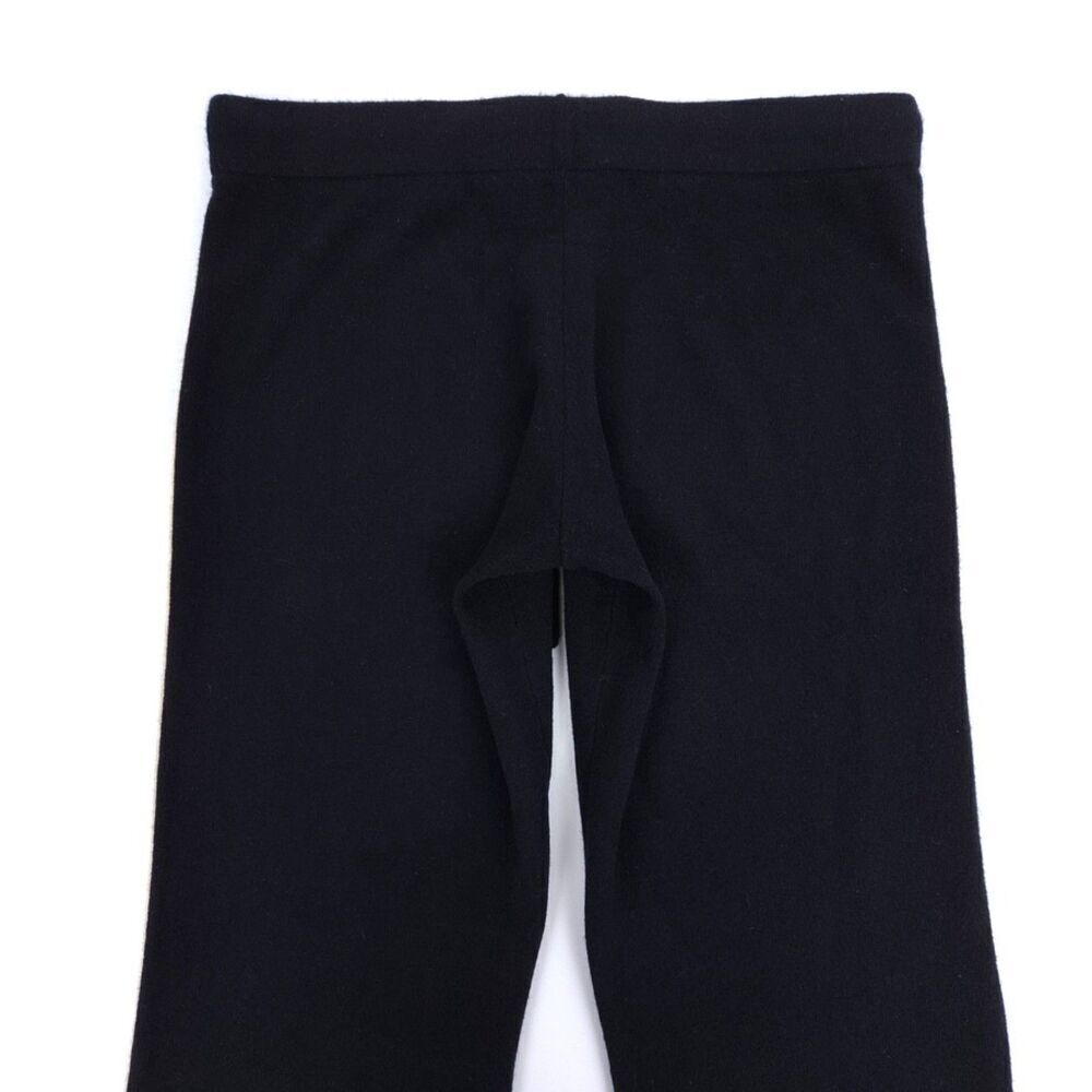 JUICY COUTURE 100% Cashmere Track Pant 90s Old Money Athleisure Lounge Black Y2k - Picture 6 of 7
